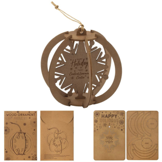 Wood Puzzle Ornament Kits