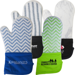 Frosted Silicone Oven Mitts