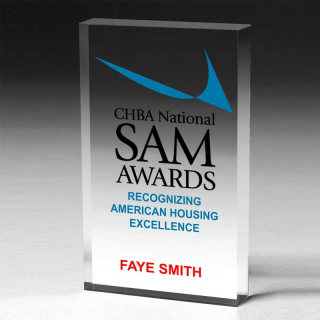 Rectangular Acrylic Paperweights