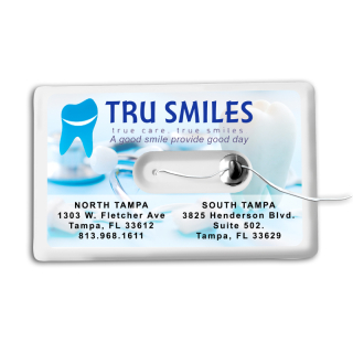 Happy Checkup 44 Yards Credit Card Size Dental Floss...