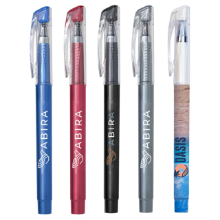 LuxGel Ballpoint Pens with Pull Cap Mechanism