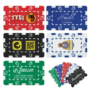Rectangular Dice Poker Chip Plaques