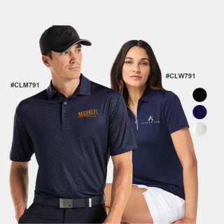 Callaway® Moisture Wicking Women's Chev Quarter-Zip Polo...