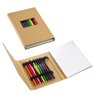 Artisan Sketch Pads with 10 Piece Colored Pencil Sets