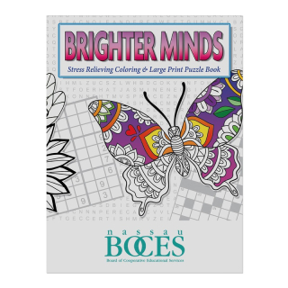 Brighter Minds Large Print and Stress Relieving Coloring...
