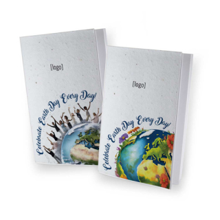 Earth day Seed Paper Notebooks