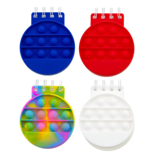 Round Push Pop Spiral Notebooks