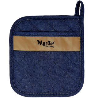 Lindstrom Quilted Potholders with Vegan Leather