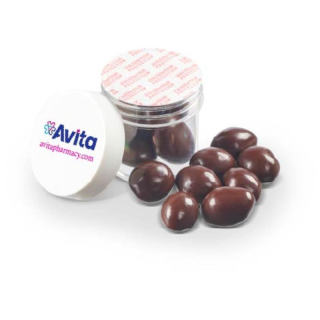 1 Oz Jars of Chocolate Covered Pretzels