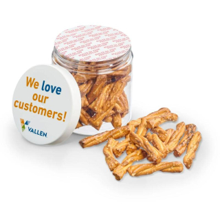 8 Oz Jars of Mini Pretzel Sticks
