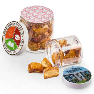 8 Oz Jars of Pretzel Stumps
