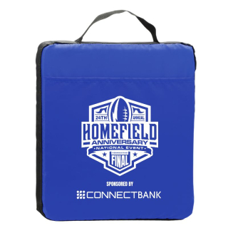 13.5 Inch Fabric Stadium Cushions with Pocket