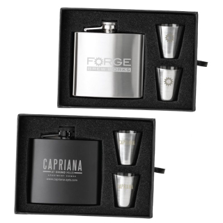 The Duncan Flask and Shot Glass Gift Sets