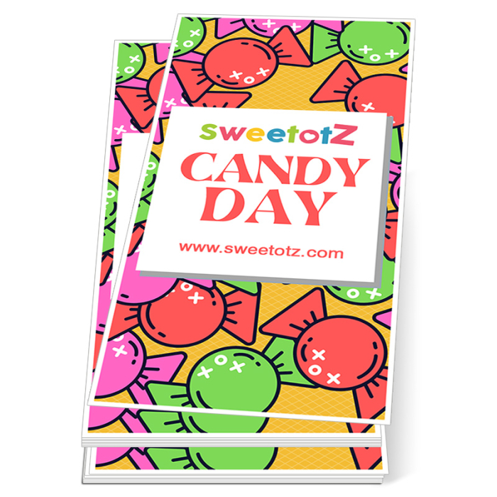 2x4 Inch Custom Rectangle Full Color Outdoor Removable Vinyl Stickers