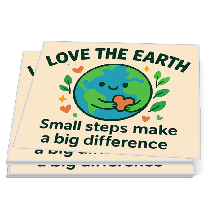 3.5x4 Inch Custom Rectangle Full Color Indoor Permanent Paper Stickers