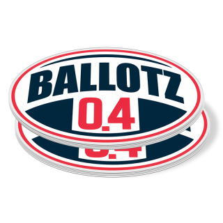 3x2 Inch Oval Full Color Indoor Paper Permanent Stickers