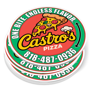 4 Inch Circle Full Color Indoor Permanent Paper...