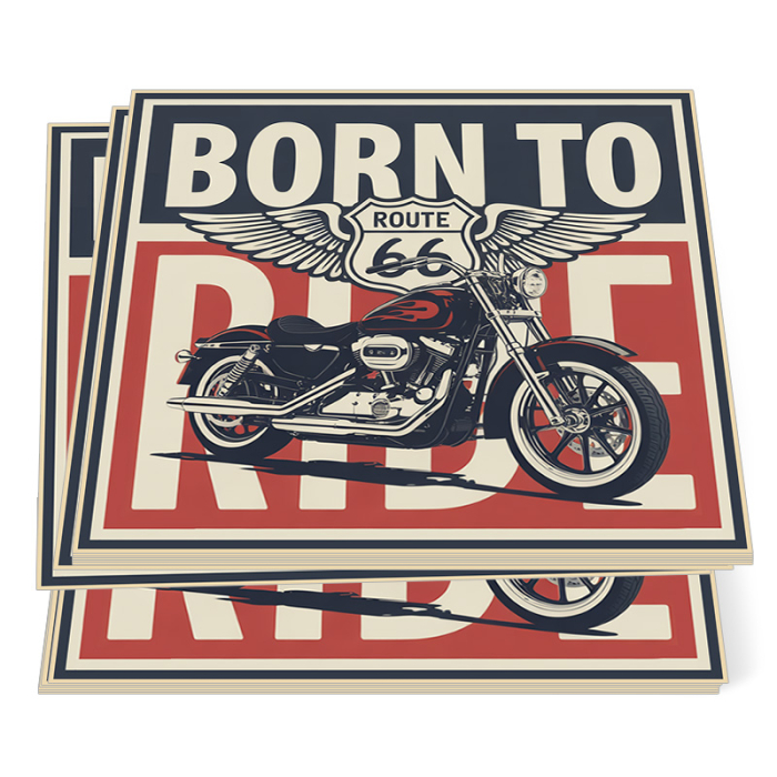 4x4 Inch Promotional Square Full Color Outdoor Removable Vinyl Stickers