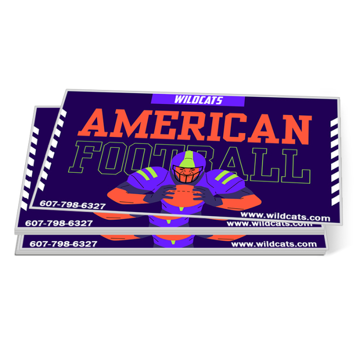 4x7 Inch Custom Rectangle Full Color Indoor Permanent Paper Stickers