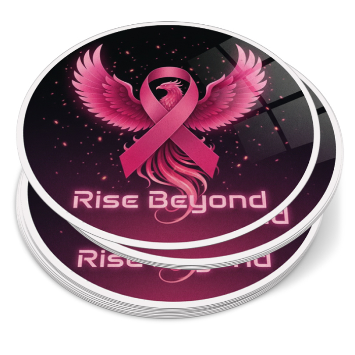 5 Inch Custom Circle Full Color Indoor Permanent Paper Stickers