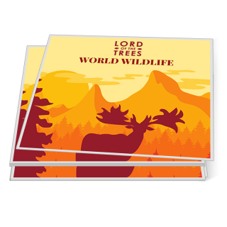 6.75x6 Inch Rectangle Full Color Outdoor Removable...