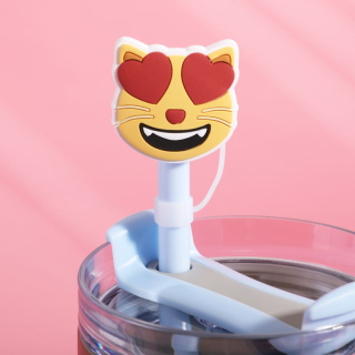 1.5 Inch PVC Straw Toppers