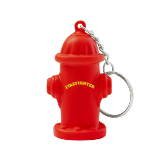 Fire Hydrant Shape Stress Ball Keychains