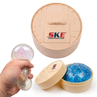 Dumpling Delight Glittery Stress Relievers
