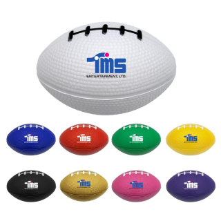 Colored Football Foam Stress Relievers