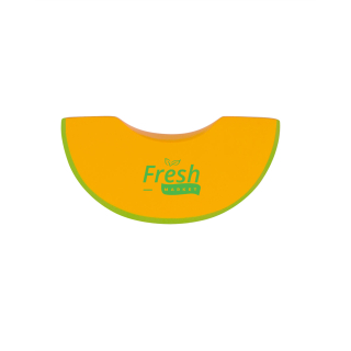 Cantaloupe Slice Shape Stress Balls