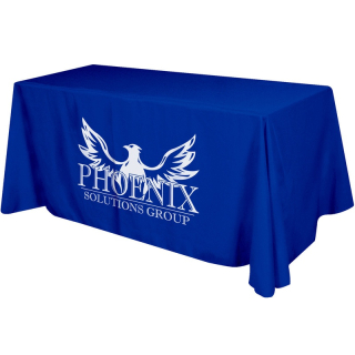 Flat 4-Sided 6 Foot Standard Polyester Table...