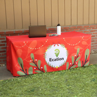 Polyester Fitted 4-Sided 6 Foot Table Covers