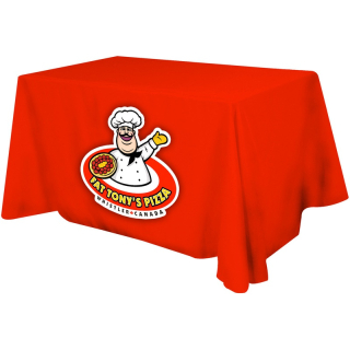 Polyester 4-Sided 4 Foot Table Covers