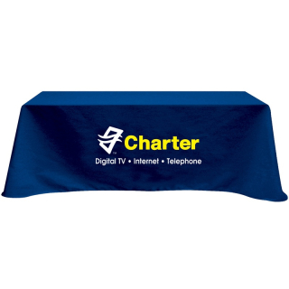 Flat 3-Sided 8 Foot Standard Poly Cotton Table...