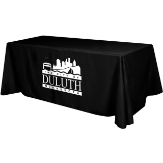 Flat 4-Sided 8 Foot Standard Polyester Table Covers