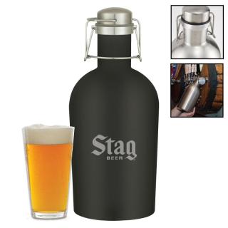 64 Oz Portland Stainless Steel Beer Growler Jugs
