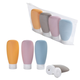 Continental 4 Bottle Travel Sets in Zippered...