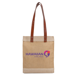 Premium Weave Golden Jute Totes