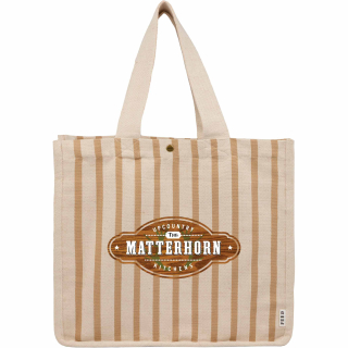 FEED Striped Carry Totes