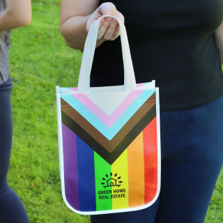 Progress Pride Laminated Fashion Tote Bags