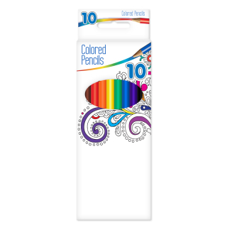 Color Therapy® Pre-Sharpened 10 Pack Colored...