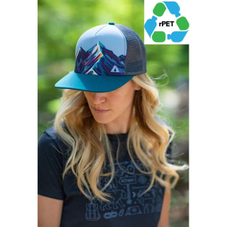 Mesh Flat Bill Caps rPET Recycled Sublimation...