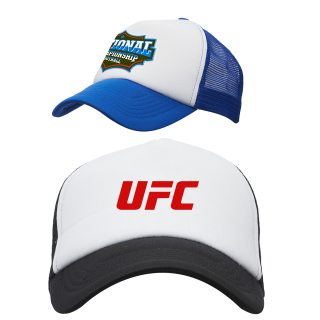Two Tone Polyester Baseball Caps and Mesh Back