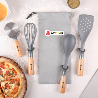 4 Piece reGen Beechwood Utensil Sets