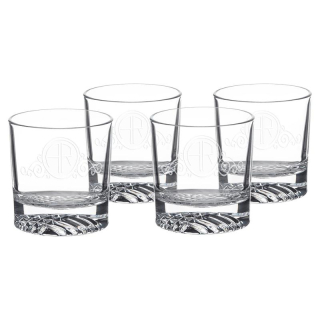 9 Oz Polar Camel Round Rocks Glasses in Black...