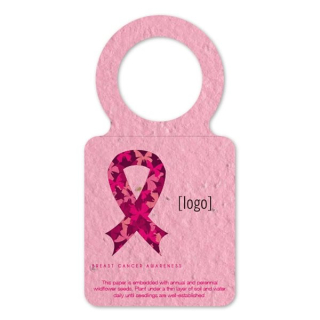 Pink Seed Paper Wine Neckers - Folding