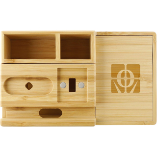 Bamboo Wireless Fast Charging Dock Stations