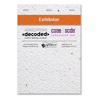 4.25x6 Inch Seed Paper Name Badges