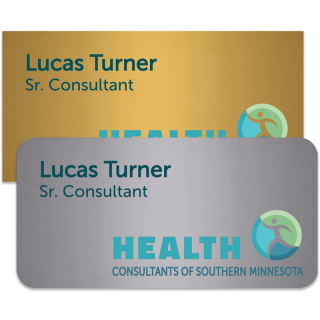 Charleston 1-1/2x3 Inch Plastic Name Badges