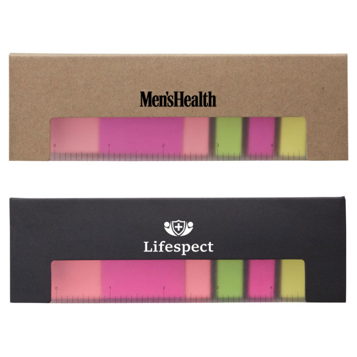 Promotional Canmore Note Flag and Ruler Sets